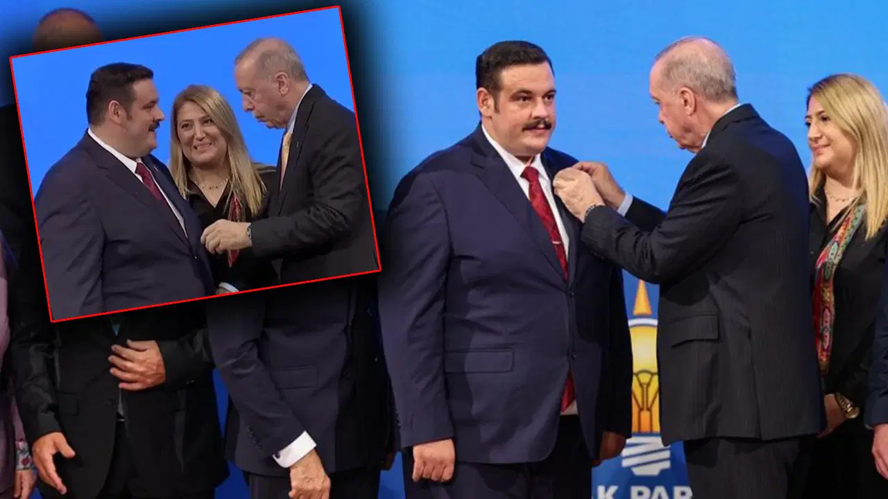 AKP’ye katılım töreninde Erdoğan’dan şaşırtan sözler: ‘Bana bak! Kilo vermen lazım…’